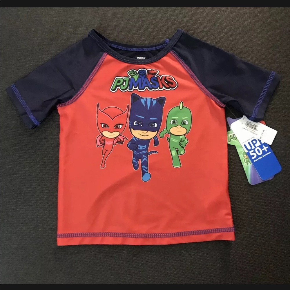 PJ MASKS Infant Rash Guard Swim Shirt